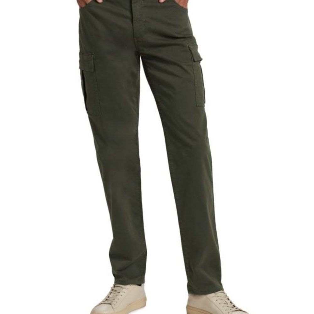 PAIGE Men's Dark Green Cargo Pants